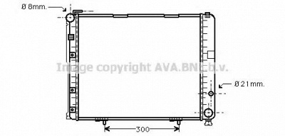AVA QUALITY COOLING ms2236 -  Радиатор, охлаждение двигателя